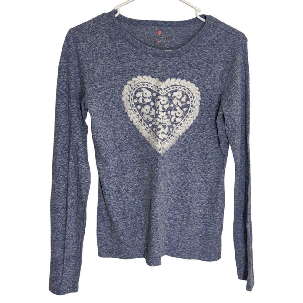 CrewCuts Blue Embroidered Long Sleeve T-Shirt